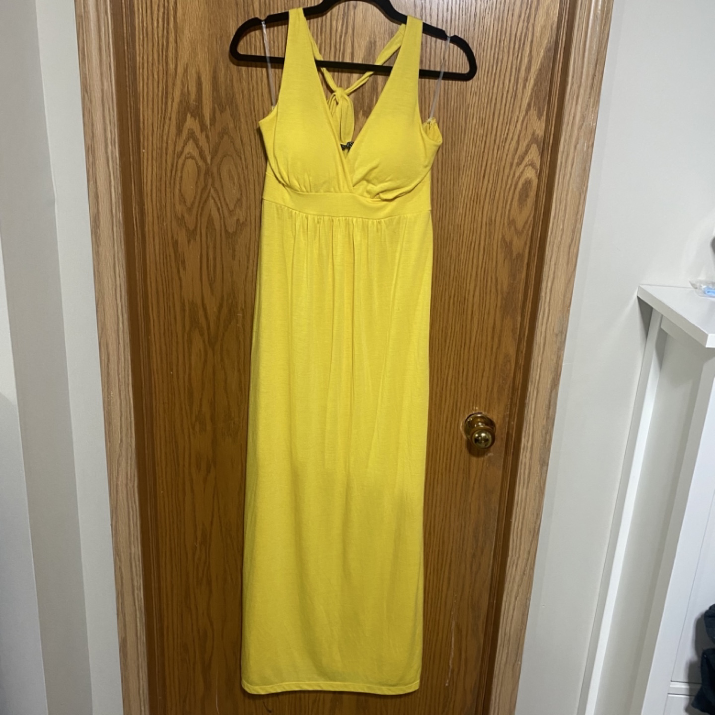 Beautiful baby yellow maxi dress