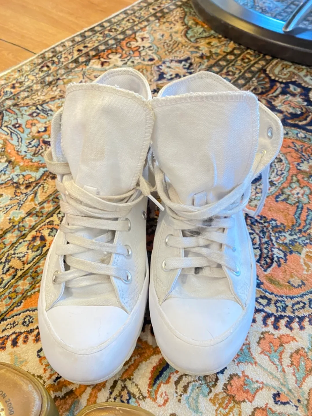 White High-Top Sneakers thumbnail