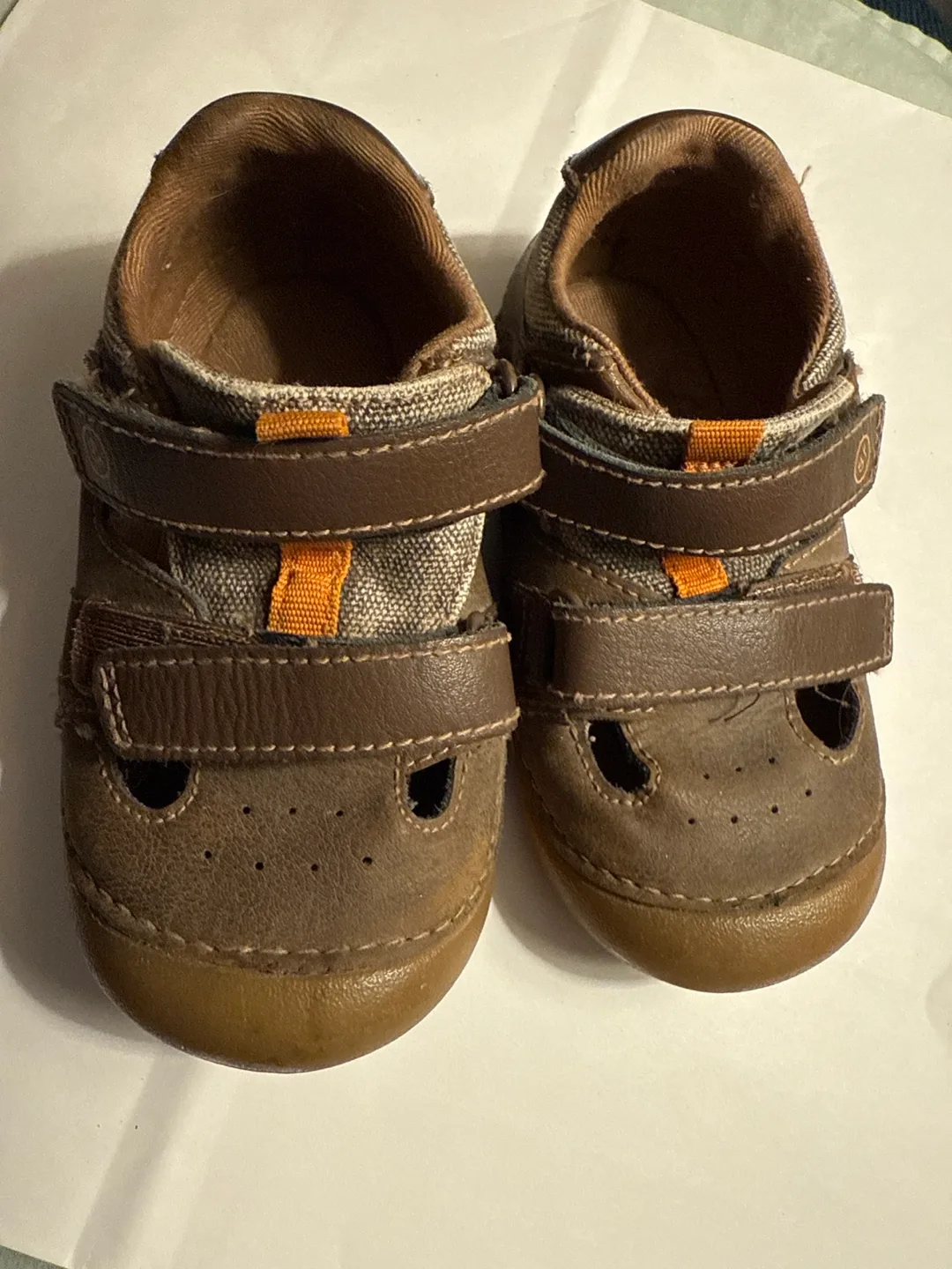 Stride Rite Brown Toddler Shoes thumbnail