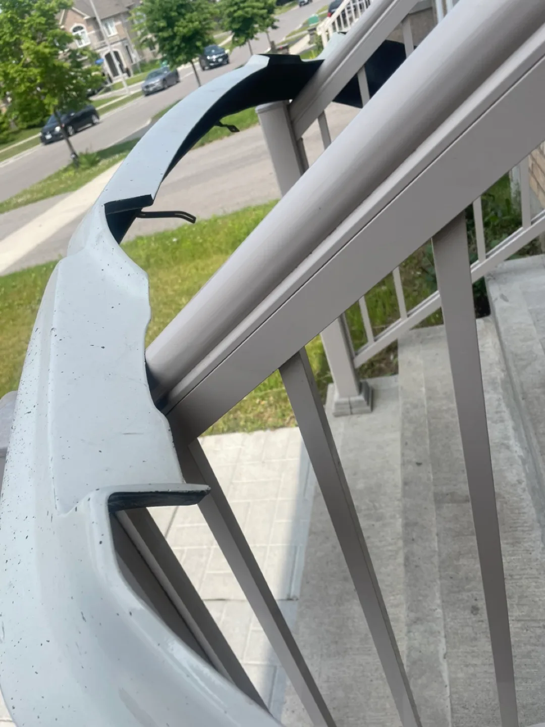 White Car Bumper Lip image indicator(3)