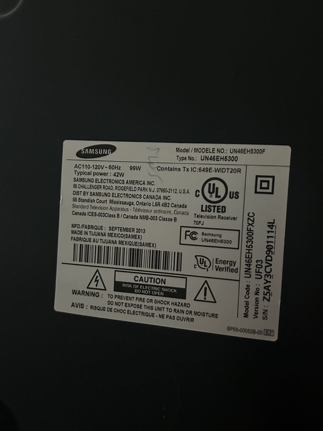 Samsung 46” Smart TV 💚 - photo 3