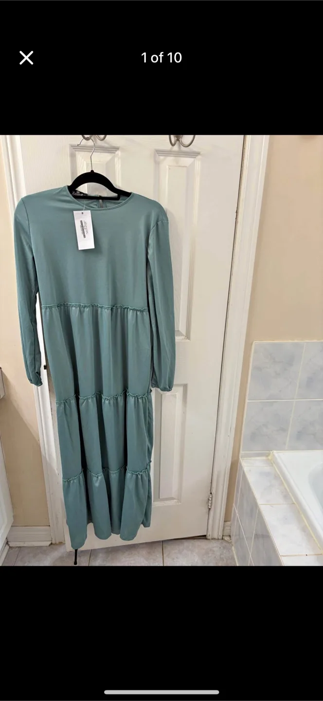 New with tags tiered maxi dress thumbnail