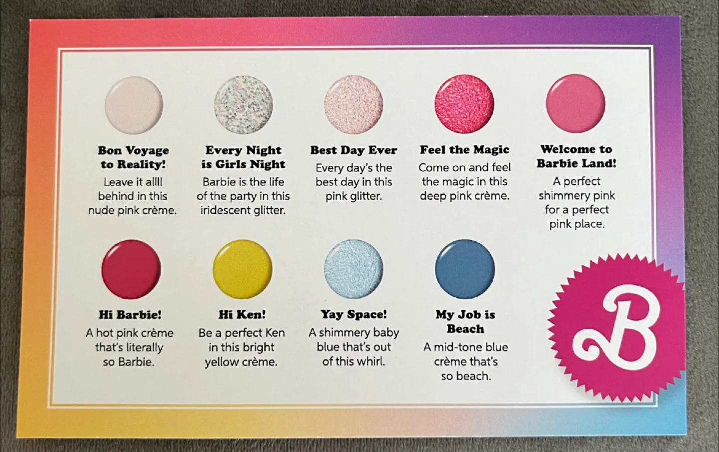 O.P.I Barbie Nail Polishes image indicator(5)