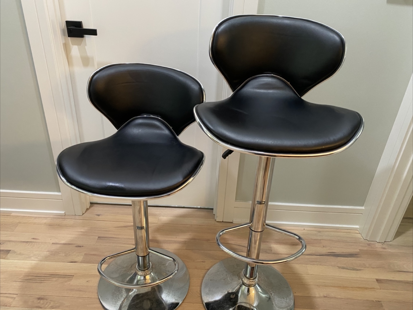 Set of Two Modern Bar Stools