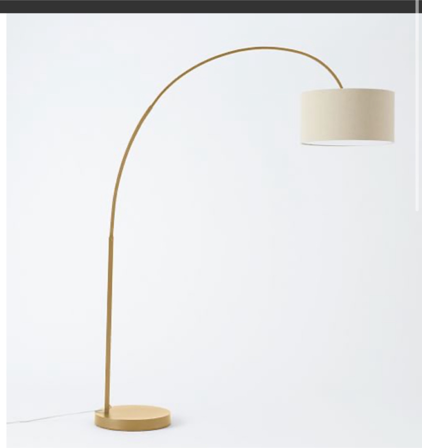 West Elm overarching Floor Lamp