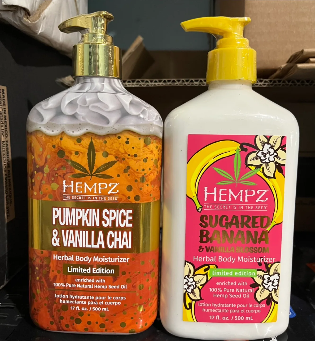 HEMPZ Pumpkin Spice & Sugared Banana Body Moisturizer thumbnail