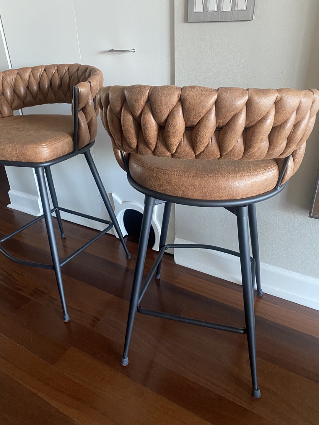 Two Stylish Bar Stools - photo 2
