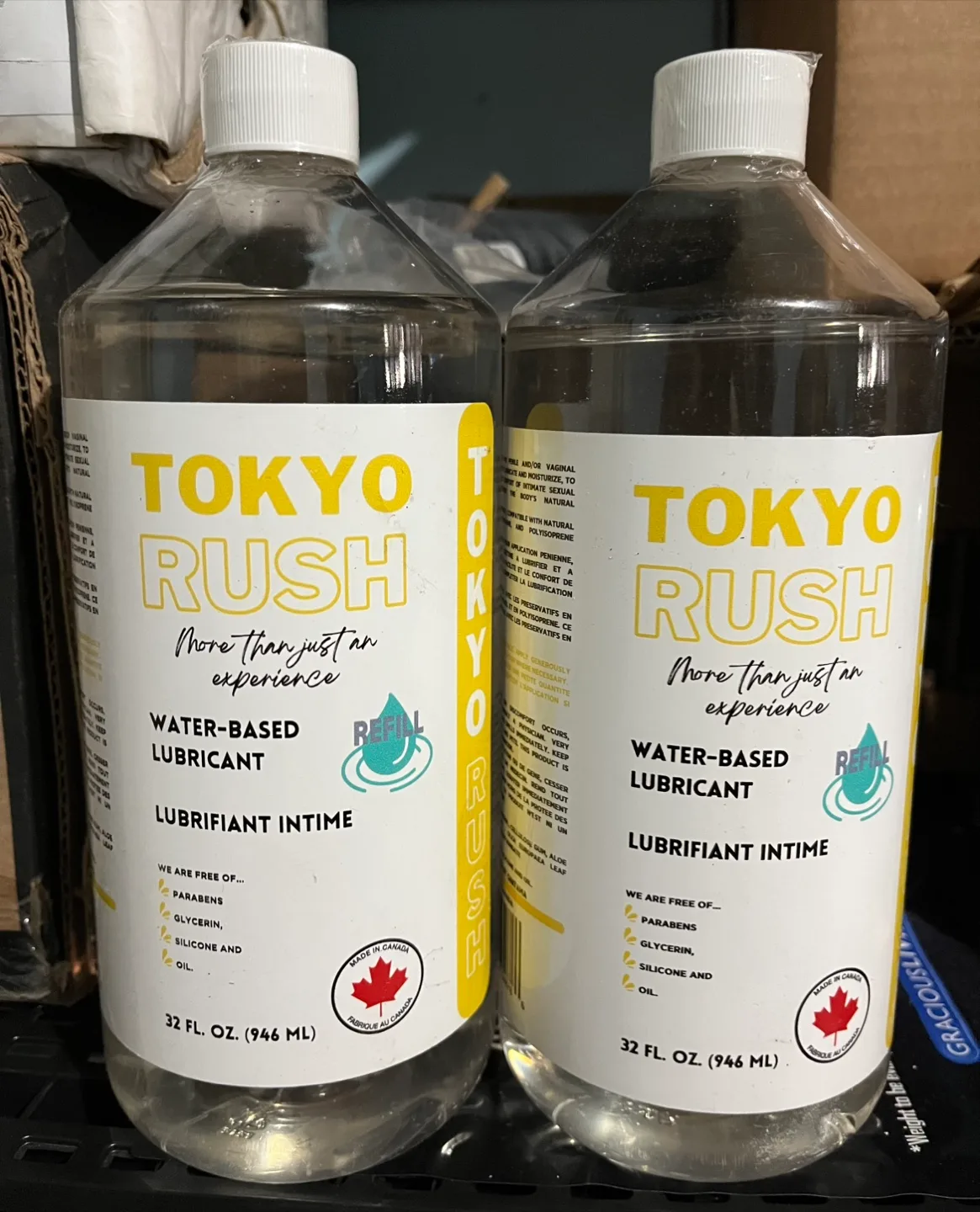Tokyo Rush Water-Based Lubricant Refill 32oz thumbnail