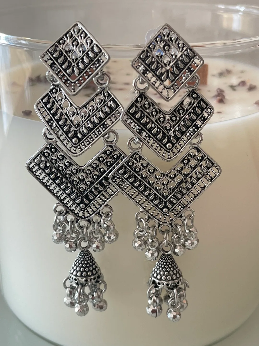 Silver Bohemian Earrings image indicator(7)