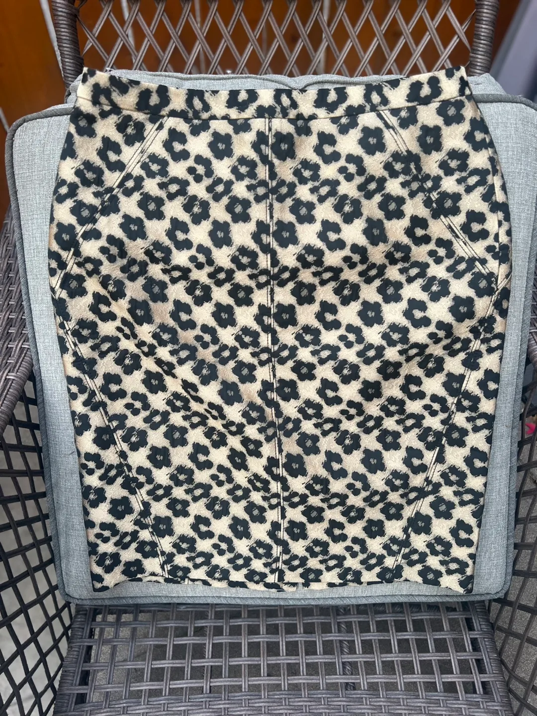 Ann Taylor Leopard Print Skirt thumbnail
