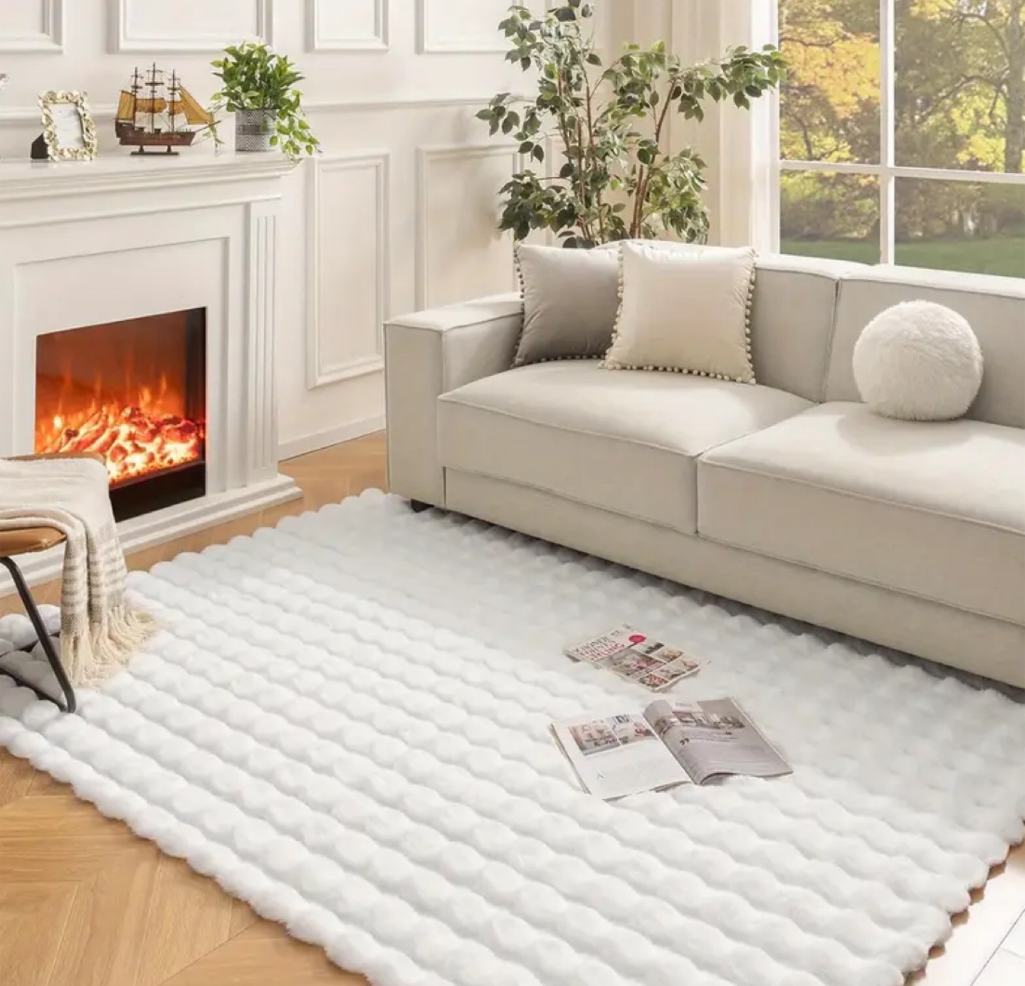 Modern Bubble Rug