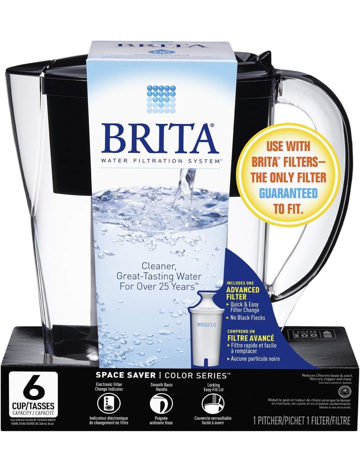 Brita Water Filter Pitcher 6 cup capacity