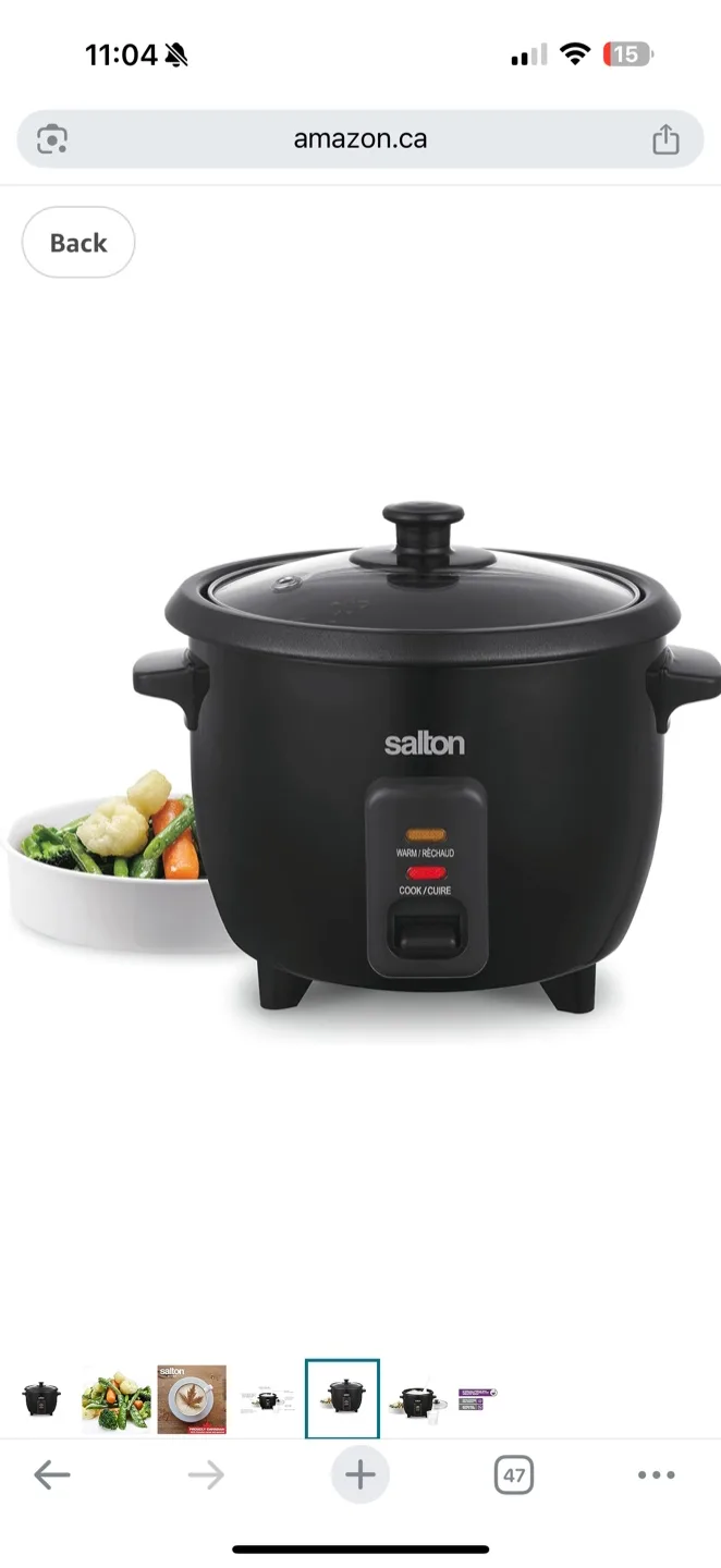 Salton Rice Cooker image indicator(5)
