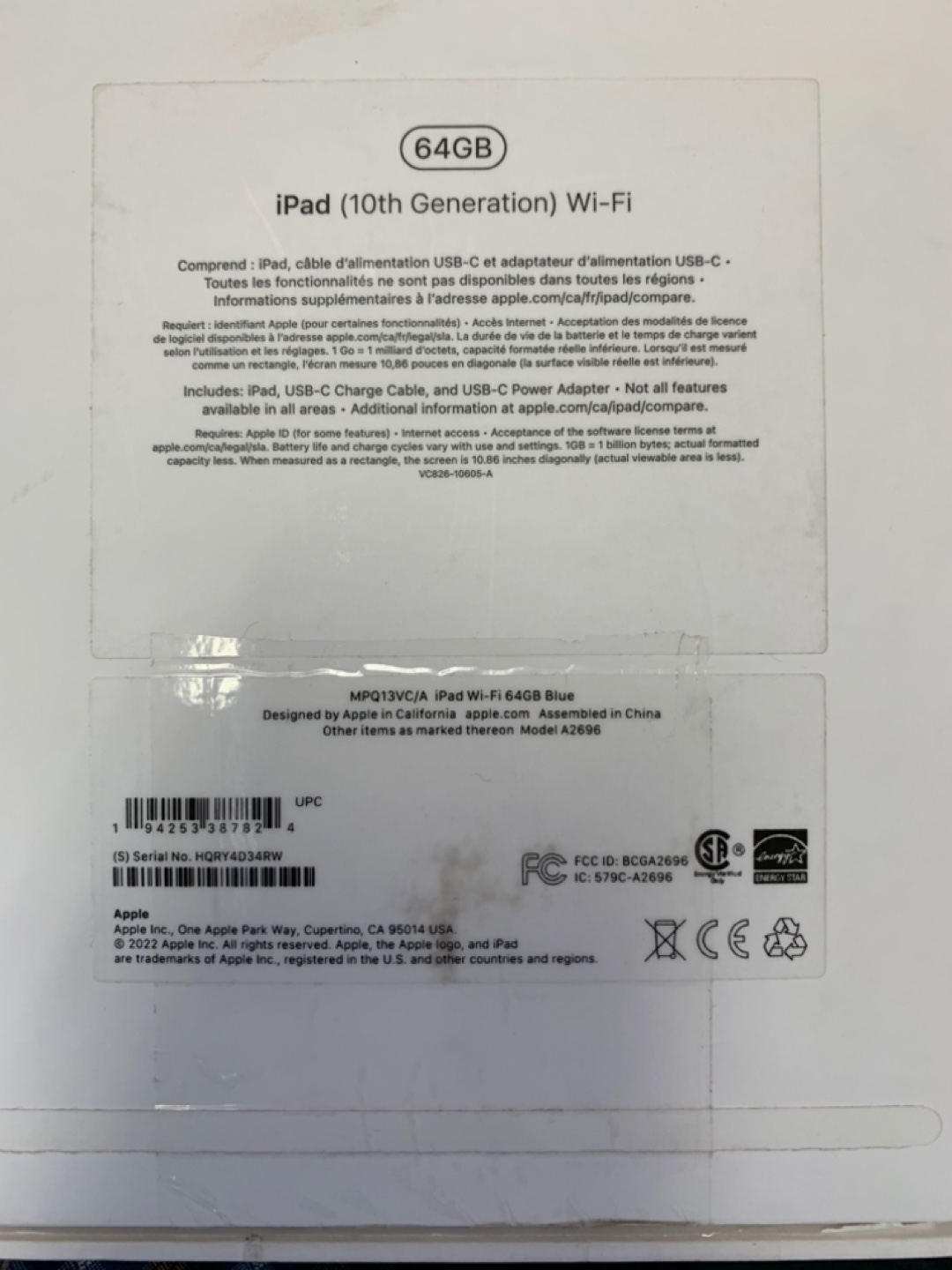 iPad 10th Generation Wi-Fi 64GB Blue - photo 5