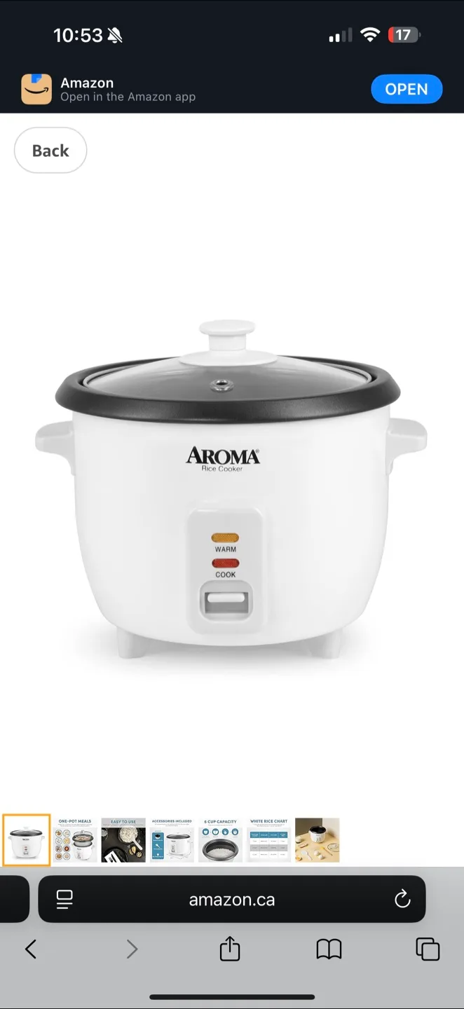 Aroma Rice Cooker image indicator(2)