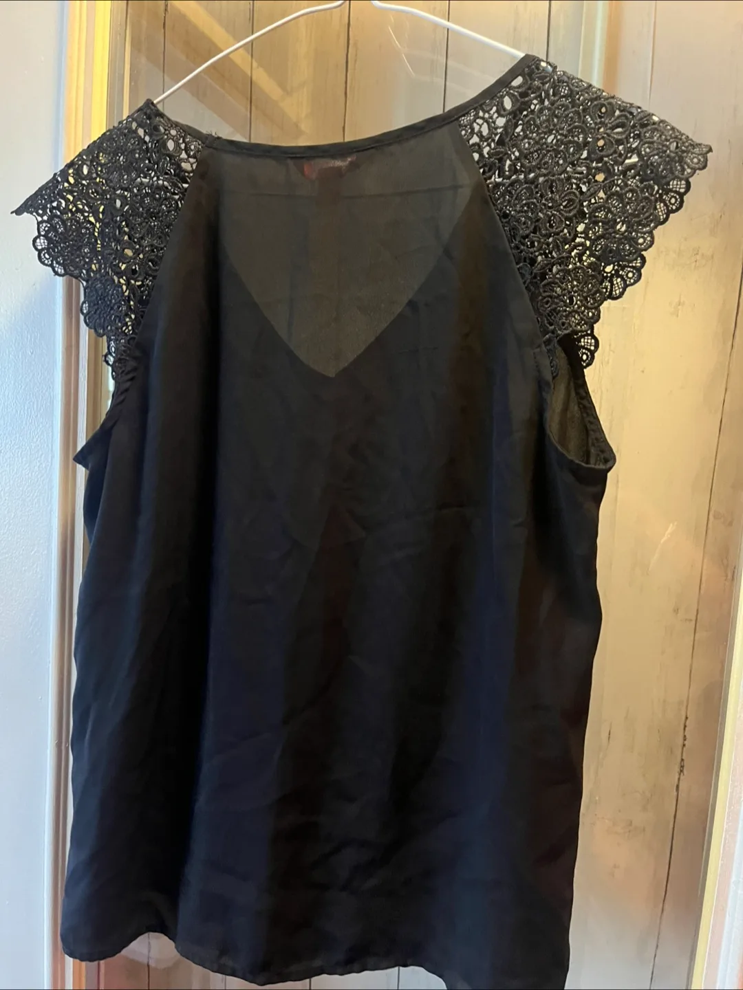 Black Lace Sleeve Top image indicator(2)