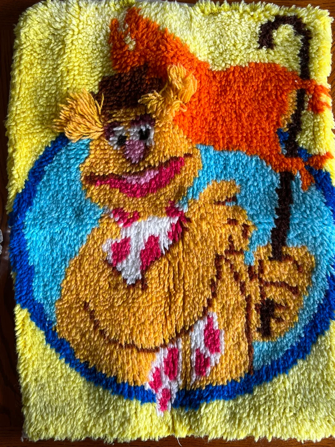 Vintage Muppet's Fozzie Bear Wall Hanging/Cushion thumbnail