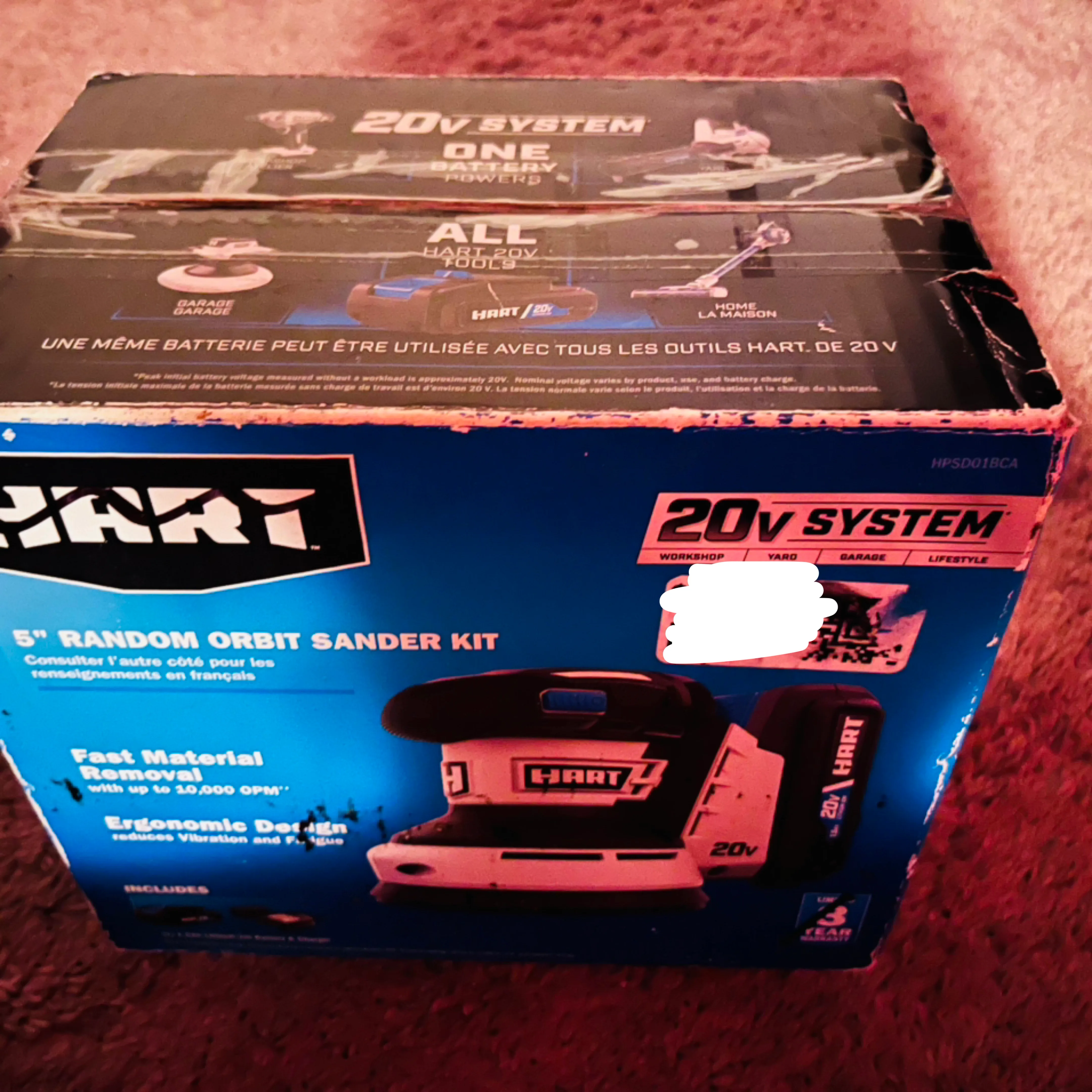 HART 20V Random Orbit Sander Kit image indicator(2)