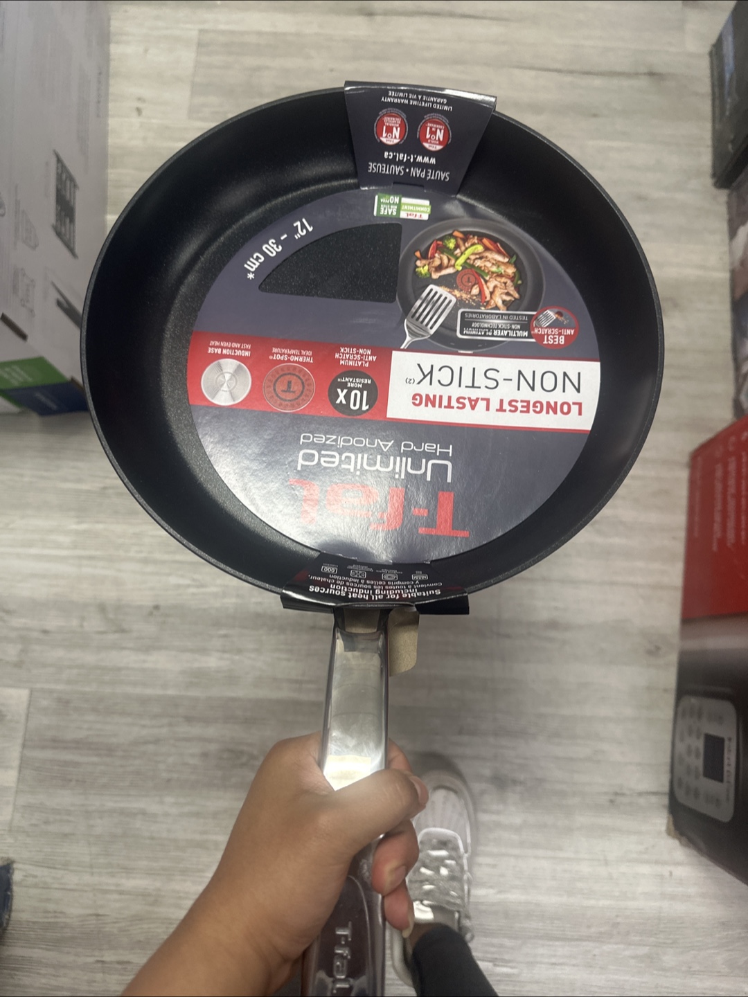 T-fal Unlimited Hard Anodized Non-Stick Fry Pan