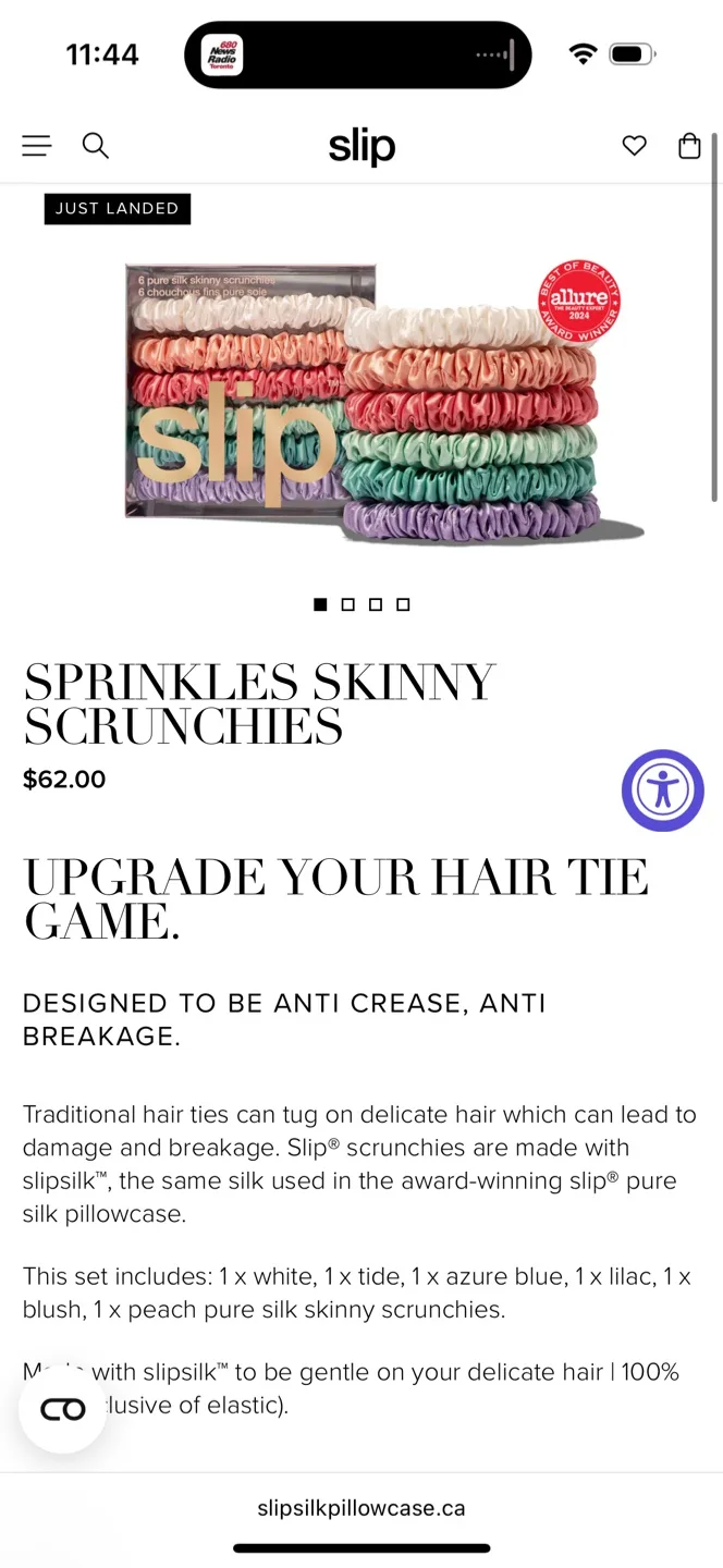 NEW Slip 6x Skinny Scrunchies image indicator(3)