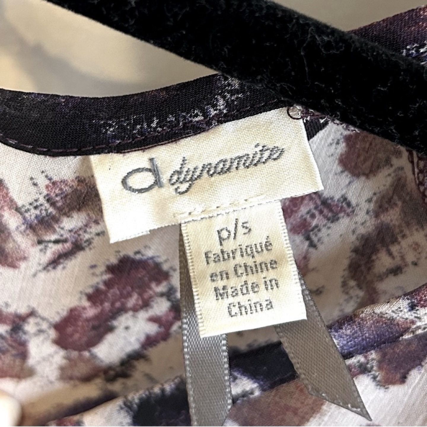 Dynamite Sheer Leopard Print Open Back Blouse Womens Size S - photo 2