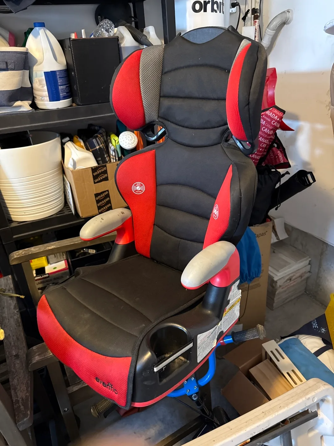 Red and Black Booster Seat thumbnail