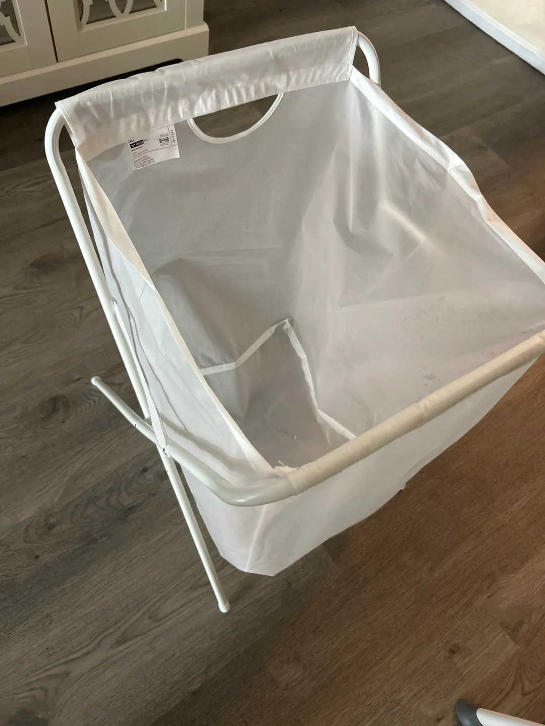 White IKEA Laundry Hamper thumbnail