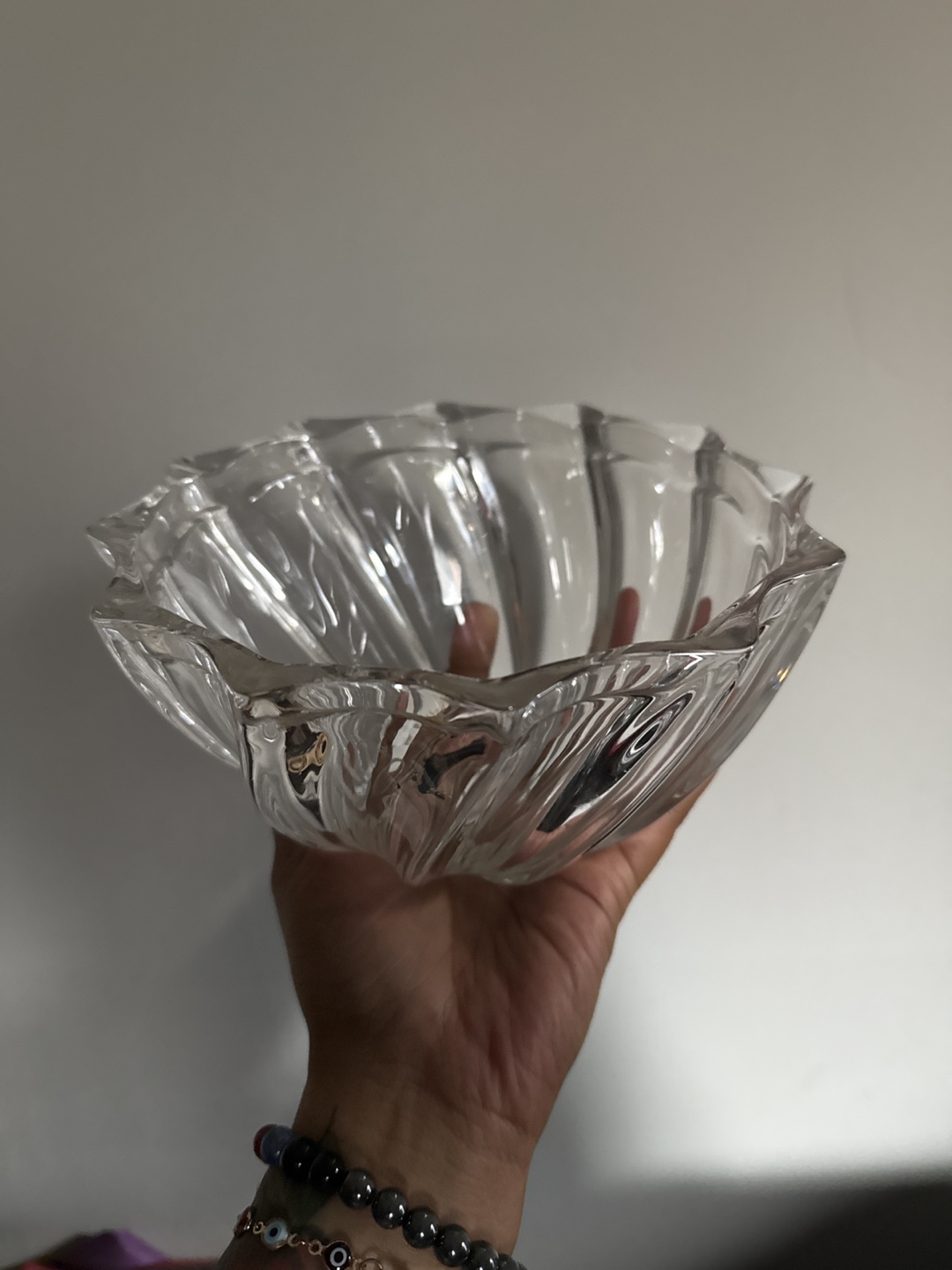Glass Swirl Bowl 💚🥕