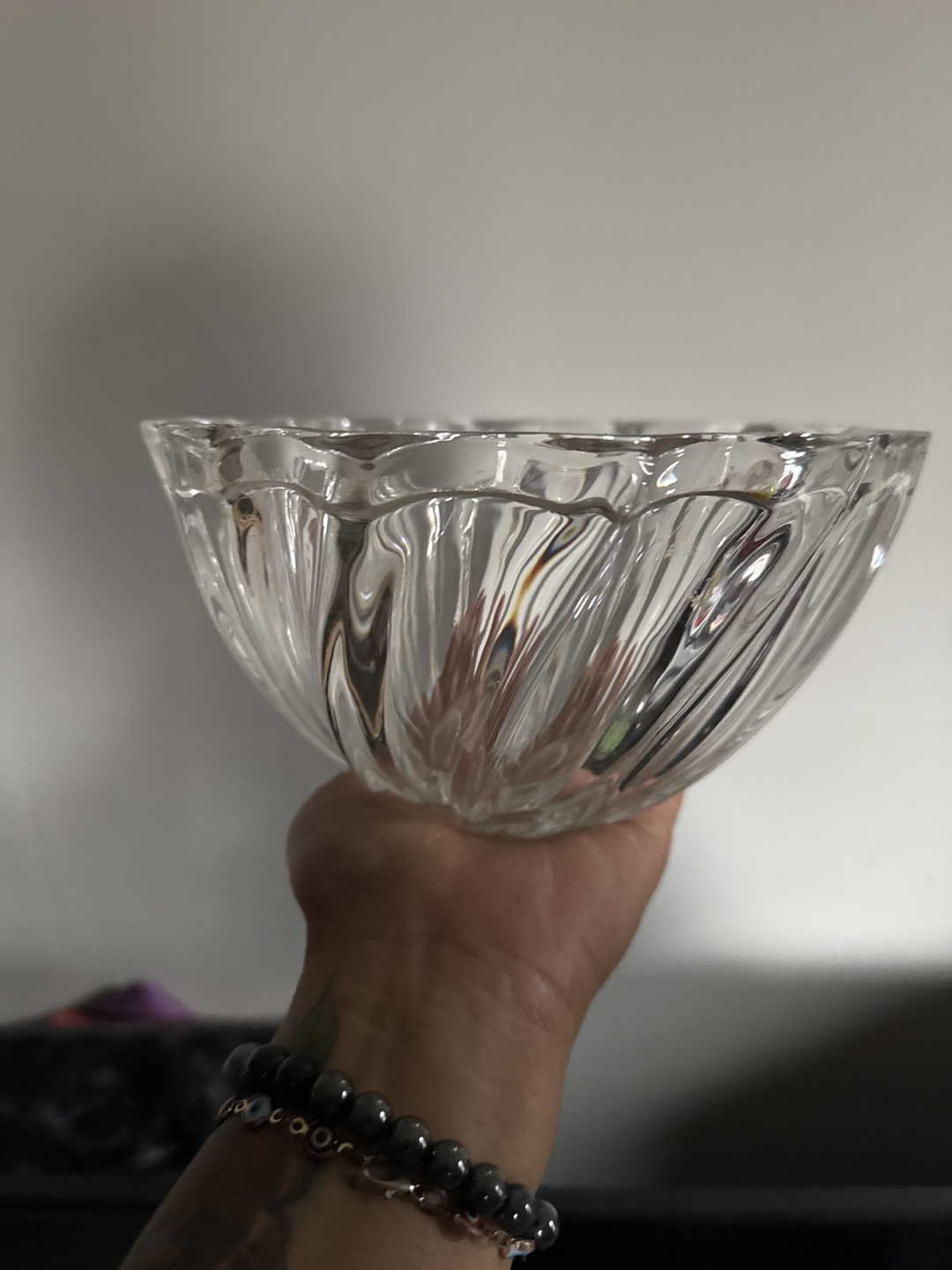 Glass Swirl Bowl 💚🥕 - photo 4