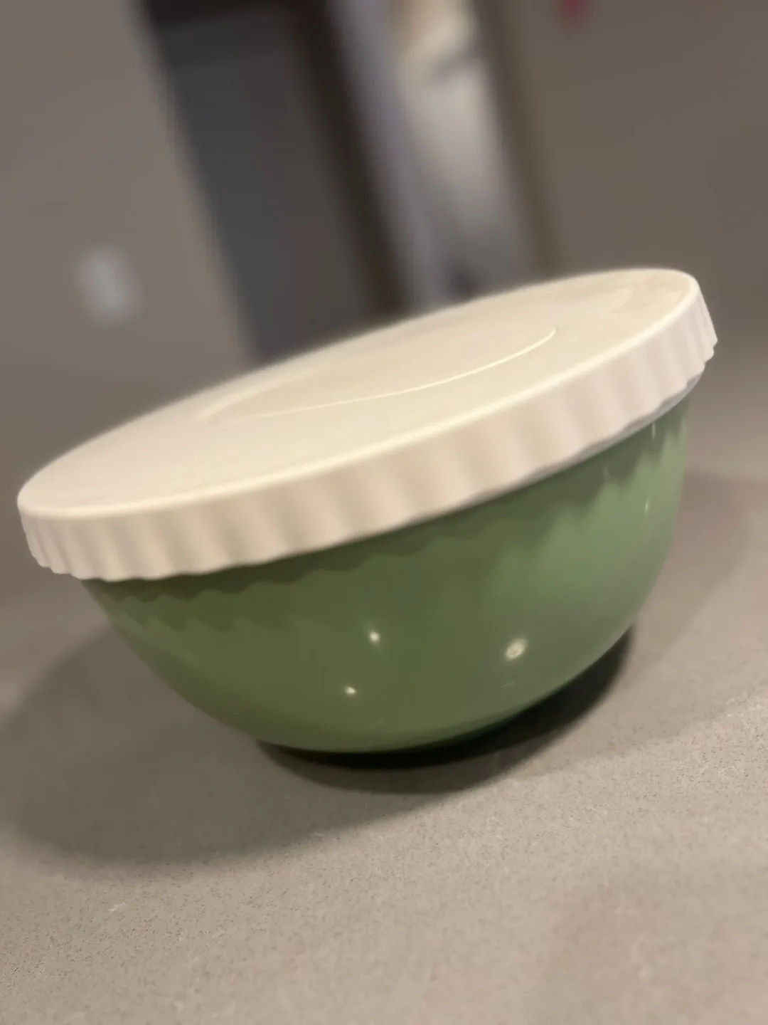Green Bowl with Lid thumbnail