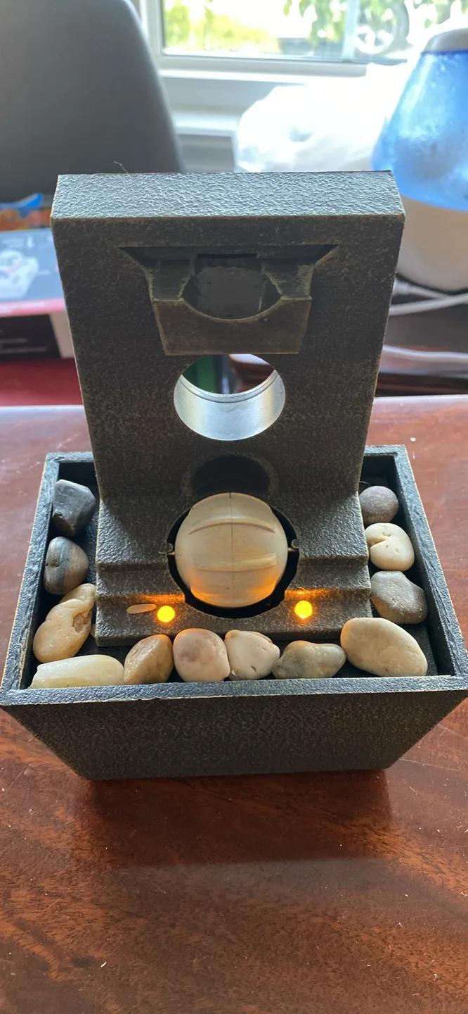 Tranquility Ball Fountain with LED Light image indicator(3)