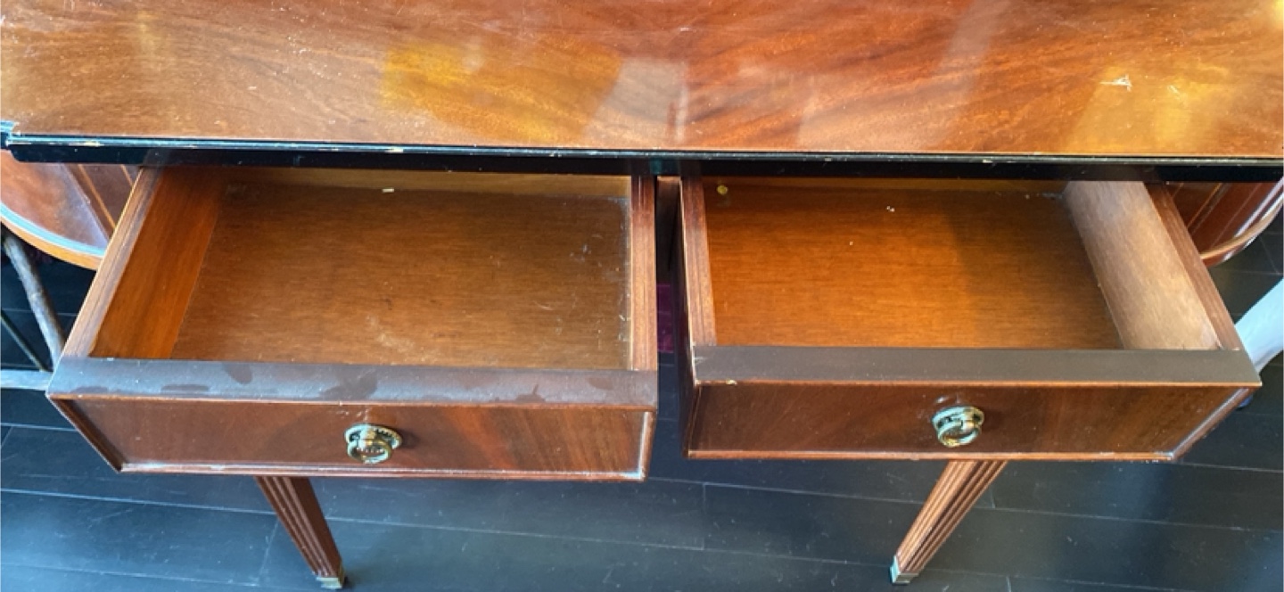 Vintage Wooden Console Table