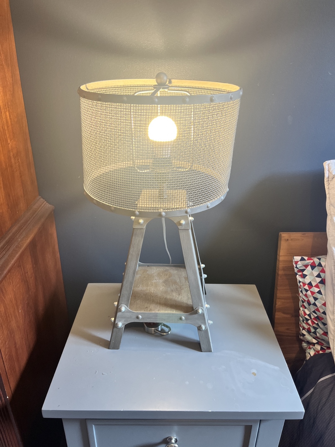 Industrial Style Table Lamp