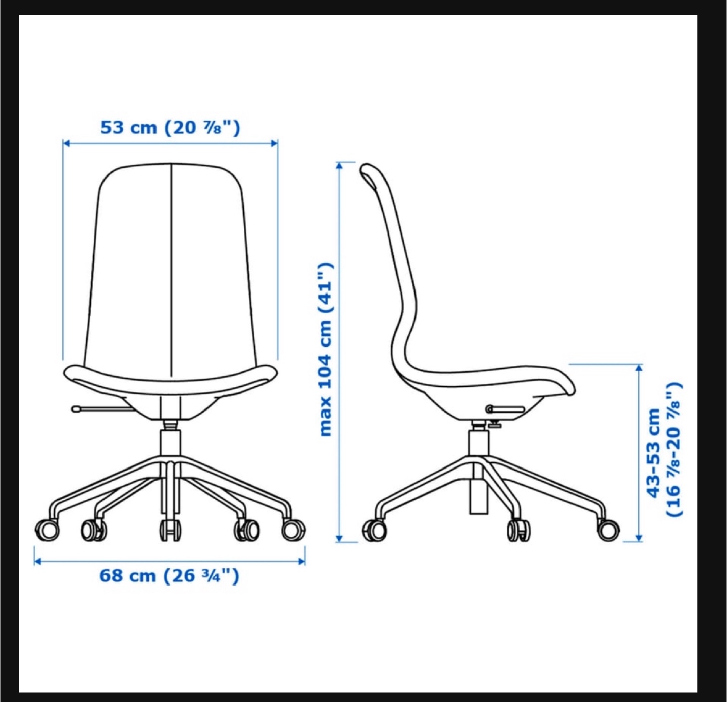 Ikea Grey office chair - photo 3