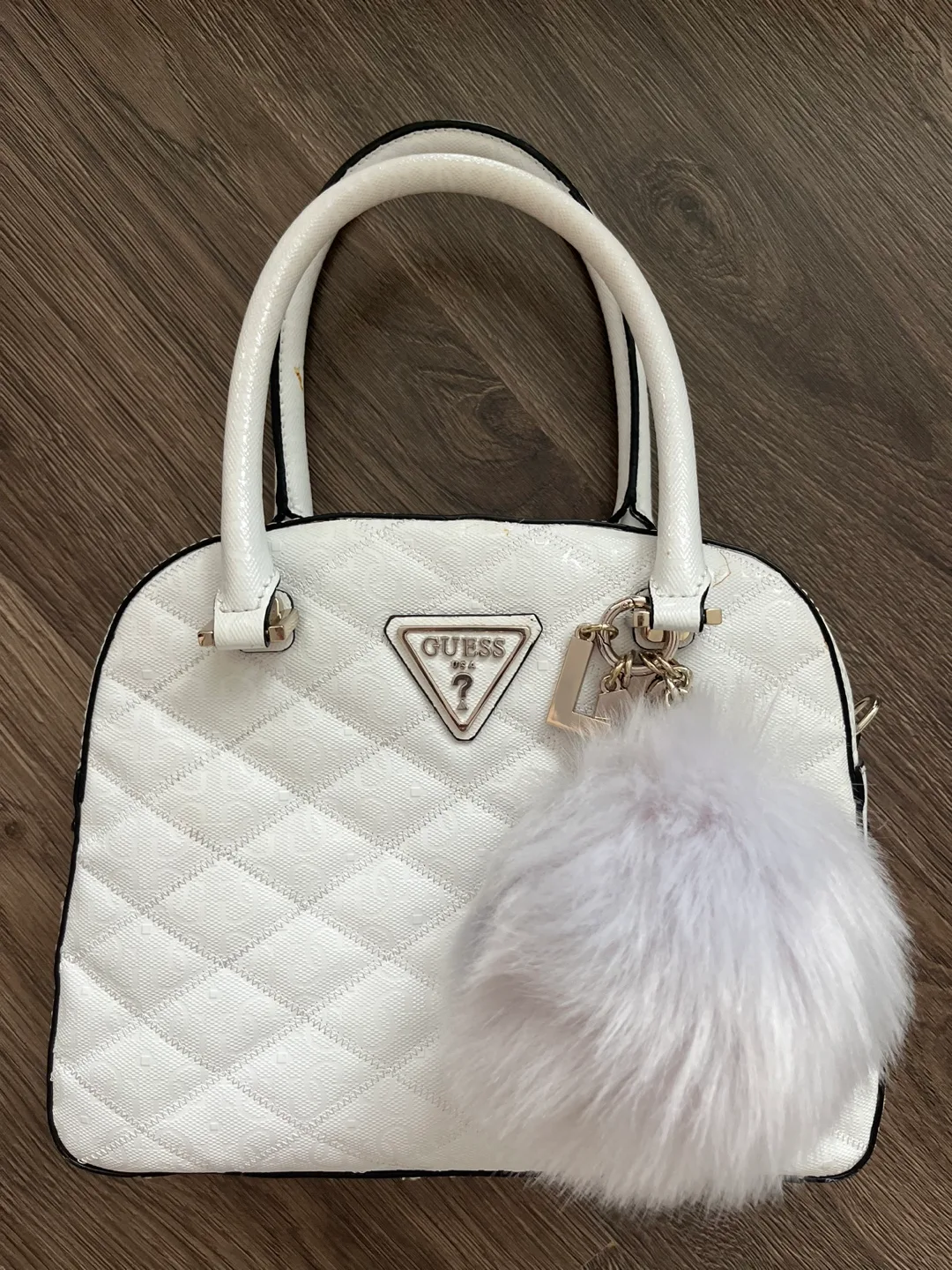 Guess White Handbag thumbnail