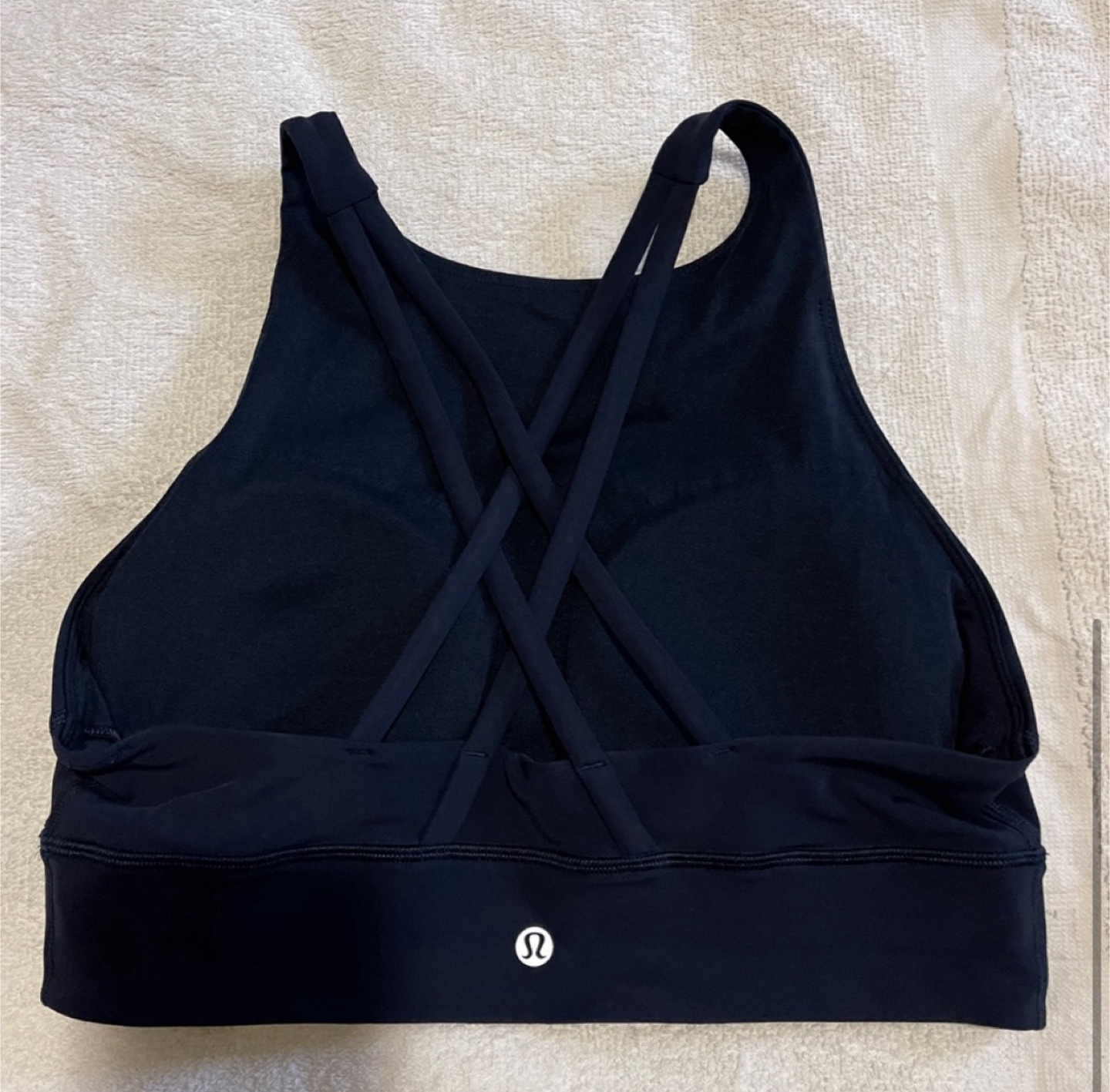 Lululemon High Neck Longline Energy Bra (Navy)