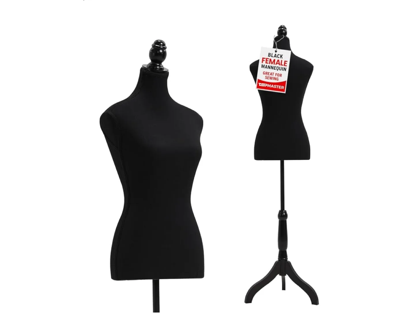 Black Dress Form Mannequin thumbnail