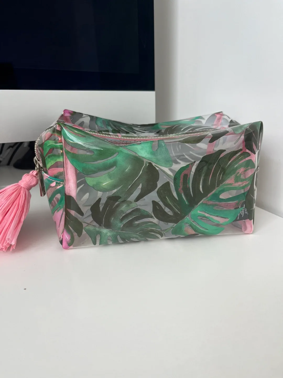 Indigo Leaf Makeup Bag image indicator(4)