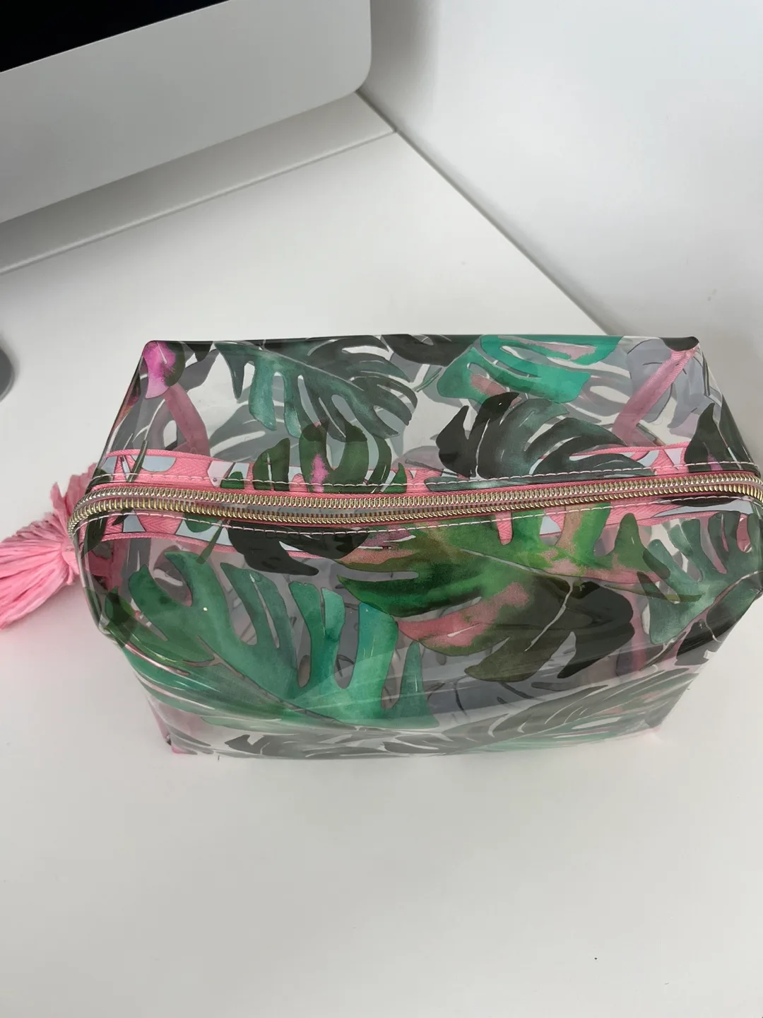 Indigo Leaf Makeup Bag image indicator(2)