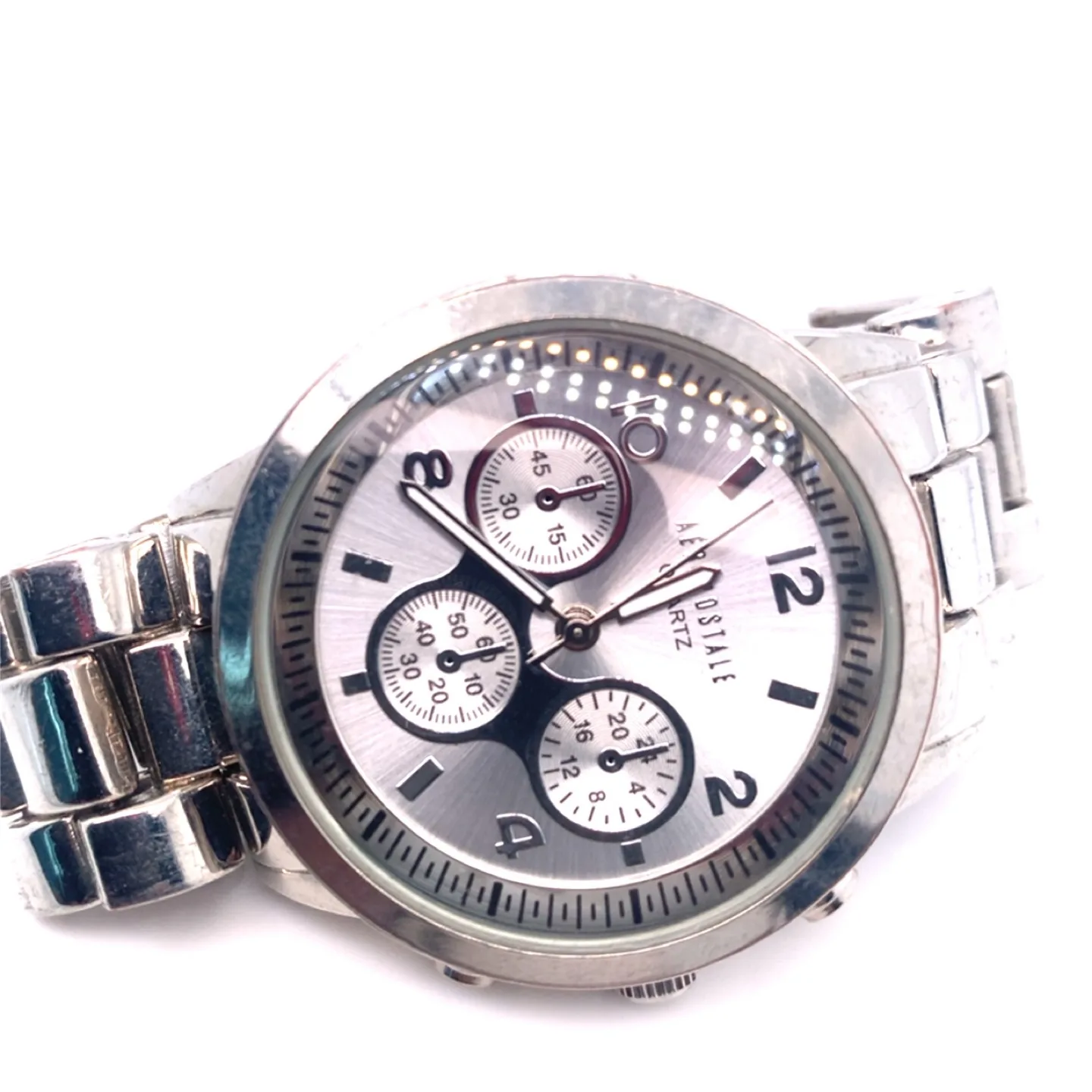 Aeropostale Chronographs Silver Watch image indicator(2)