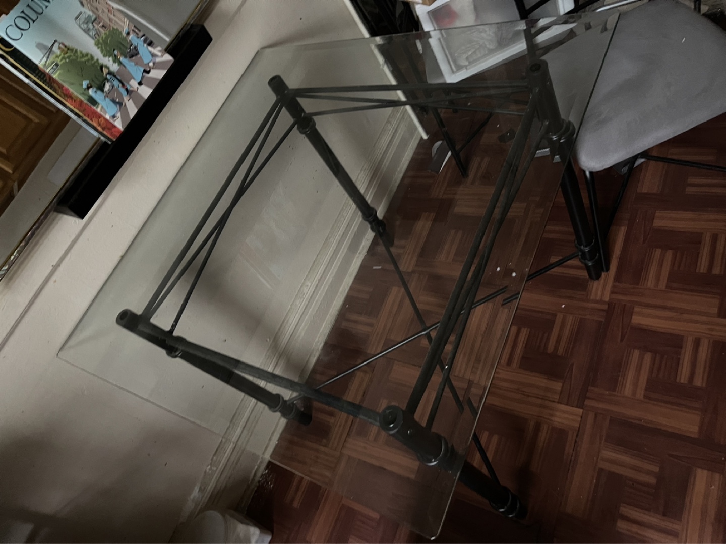 Glass Top Table - photo 2