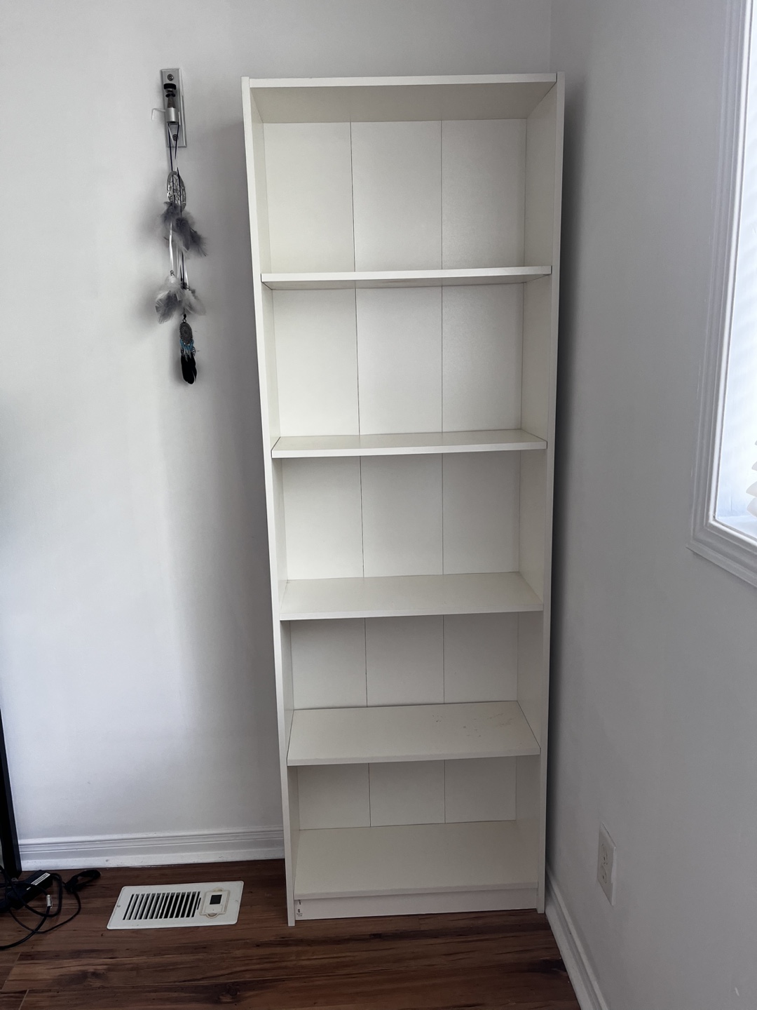 White Bookshelf