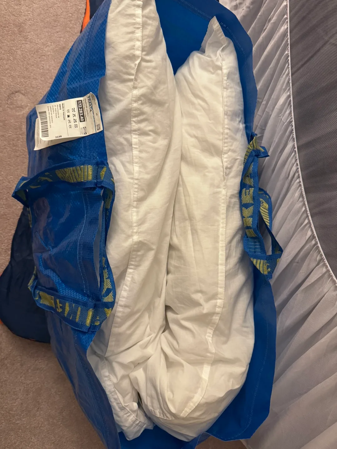 White pillows IKEA thumbnail