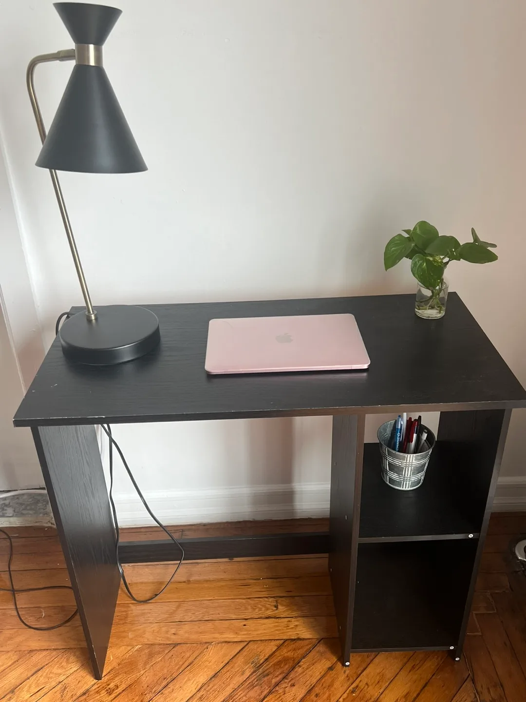 Black compact Desk thumbnail