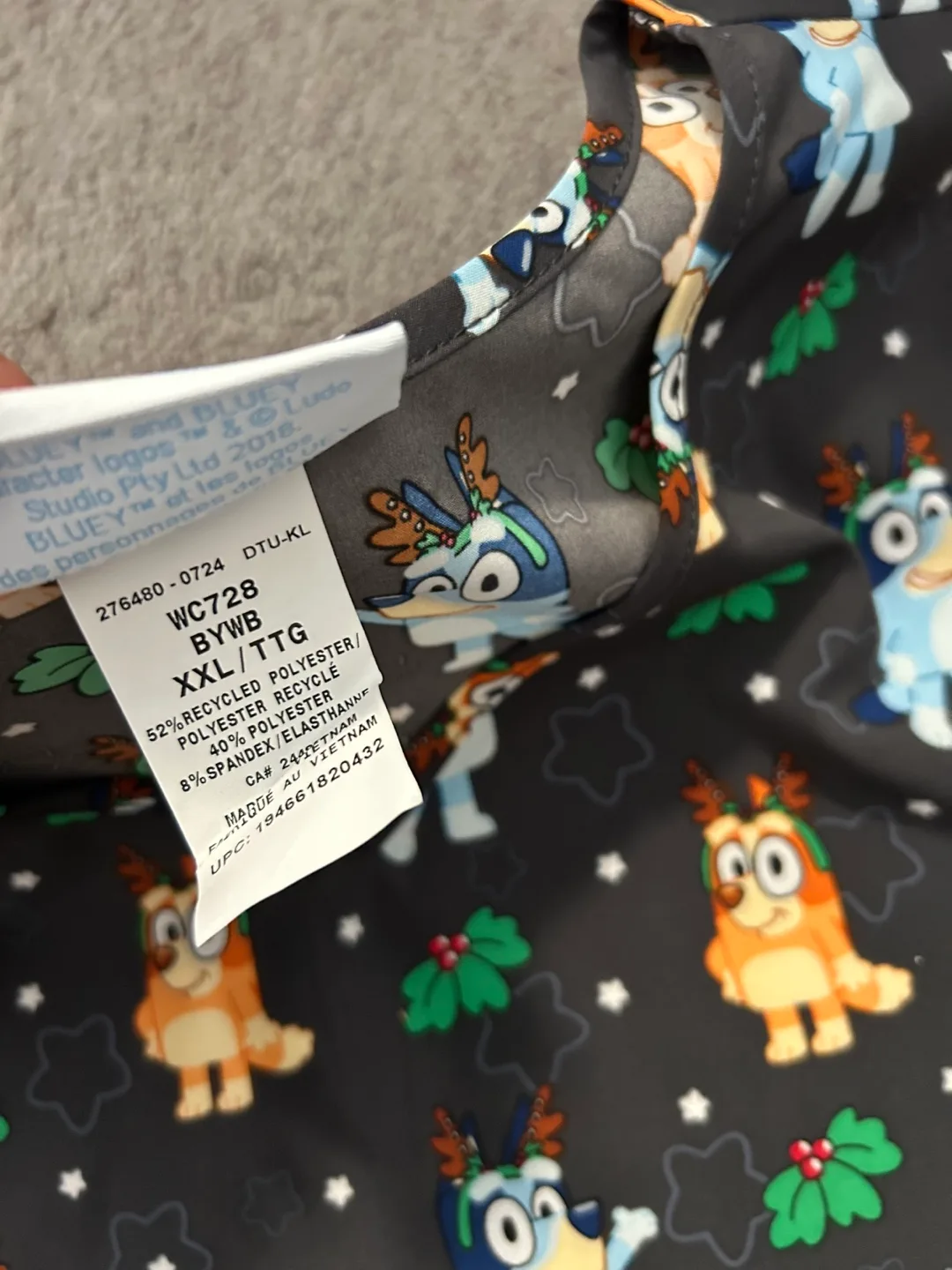 Bluey Scrub Top image indicator(3)