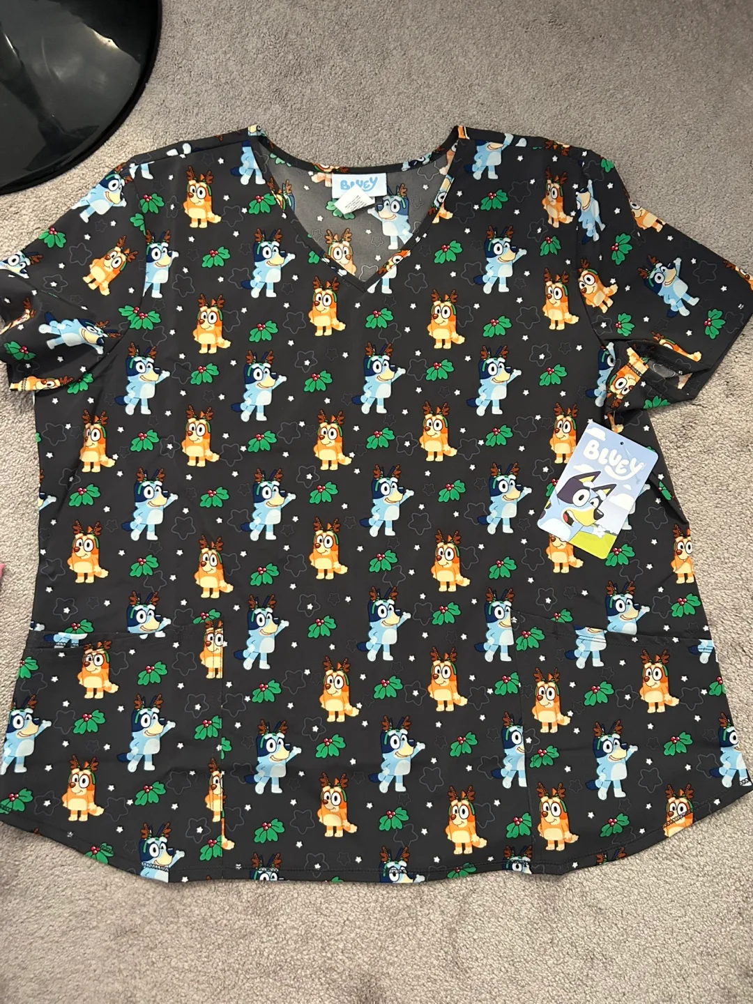 Bluey Scrub Top thumbnail
