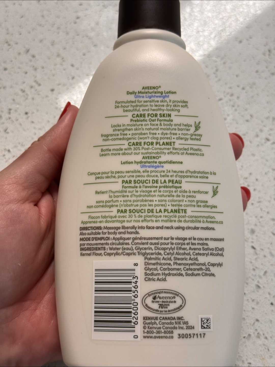Aveeno Daily Moisturizing Lotion - photo 2