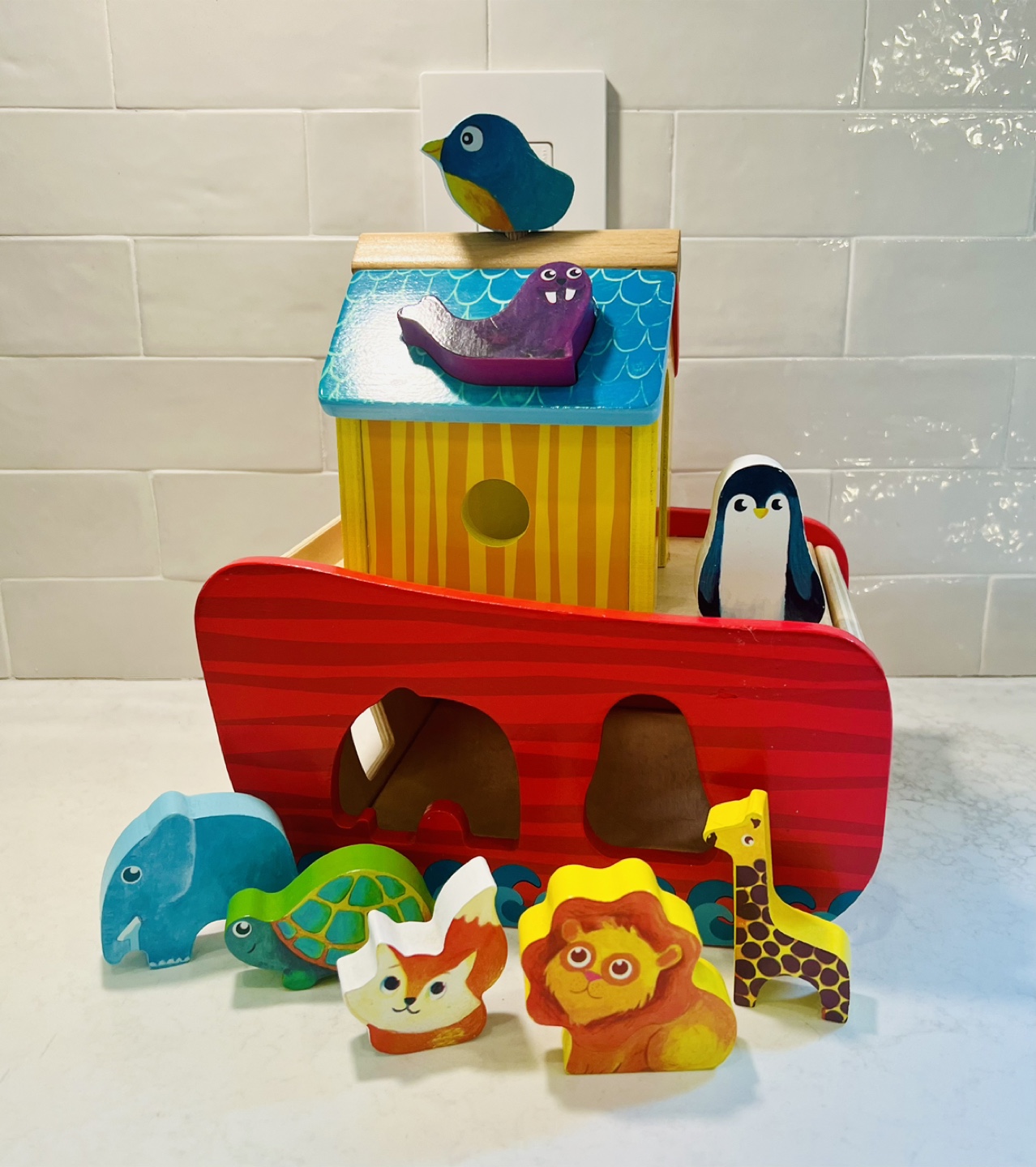 VILAC Shape Sorter - Ark with Animals