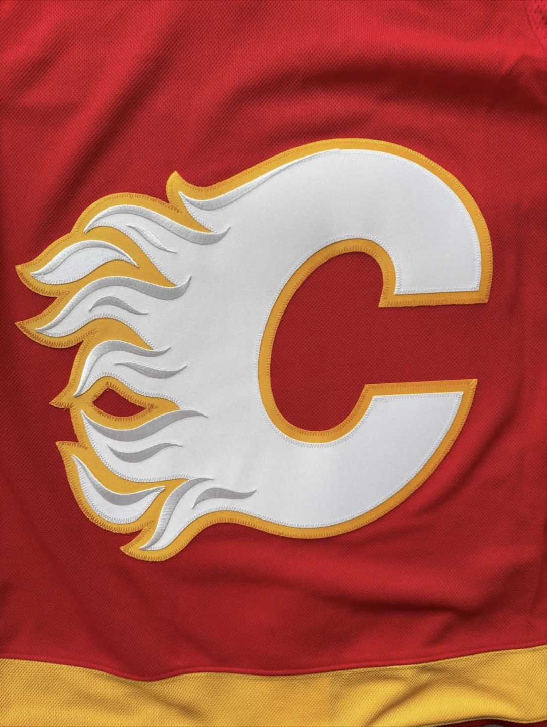 Jonathan Huberdeau Autographed Flames Jersey-size 52-Brand New - photo 3