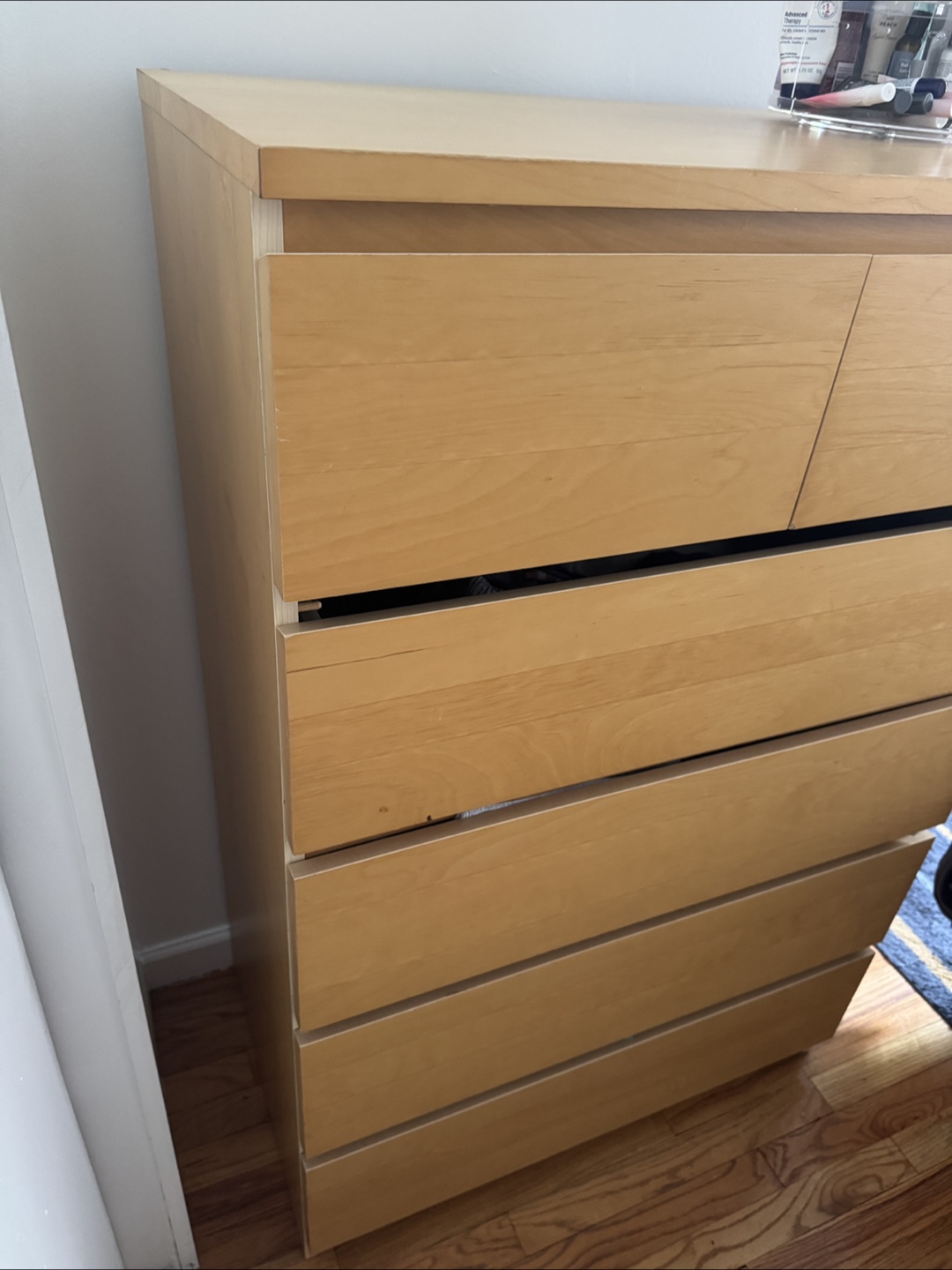 IKEA 6-Drawer Dresser with Light Wood Finish - photo 2